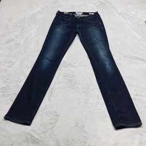 Lucky Brand Charlie Skinny Womens Jeans 4/27 Blue‎ White Oak Denim Stretch